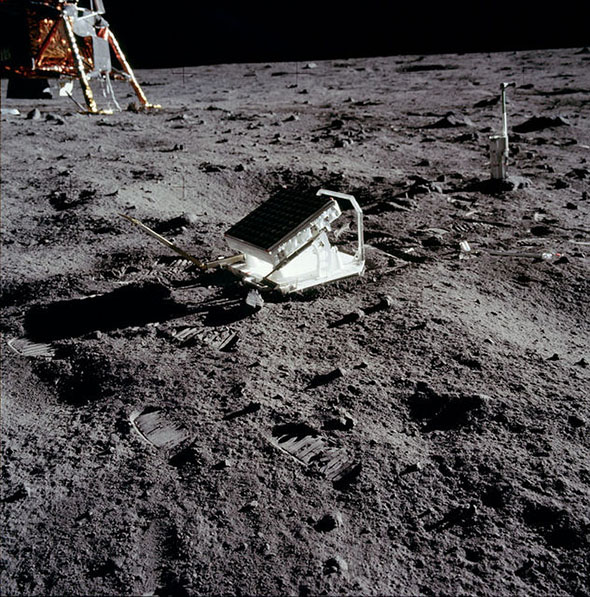 アポロ11号によって設置された反射鏡